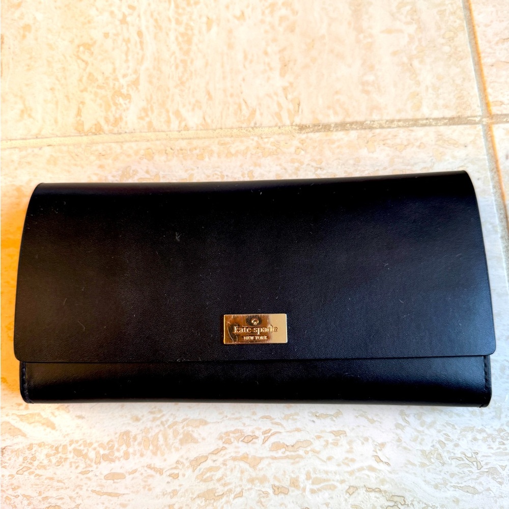 Pink & Black Kate Spade Wallet NWOT